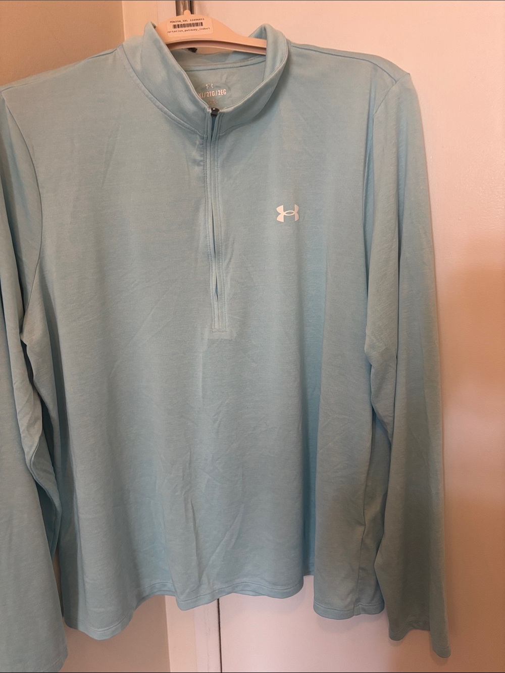 Under Armour Men’s Light Blue Half-Zip Performance Pullover